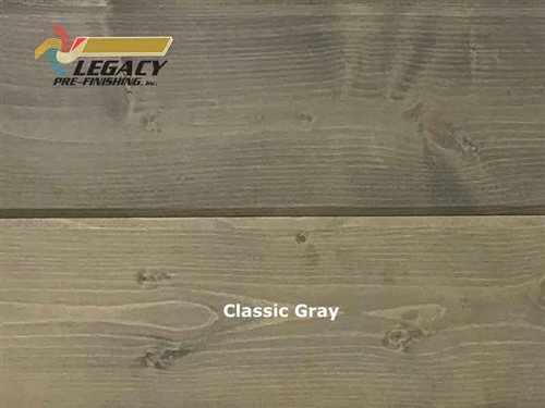 Spruce Prefinished Tongue And Groove V-Joint Boards - Classic Gray