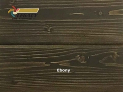 Spruce Prefinished Tongue and Groove V-Joint Boards - Ebony