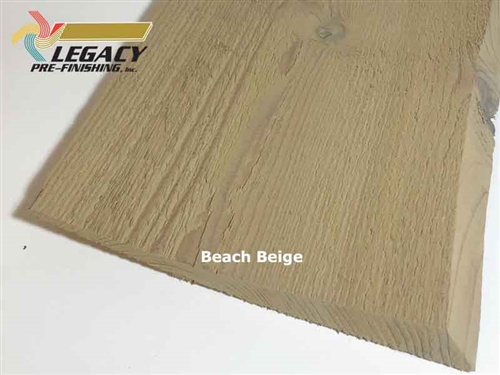 Prefinished Haida Wavy Edge Cedar Siding - Beach Beige Stain