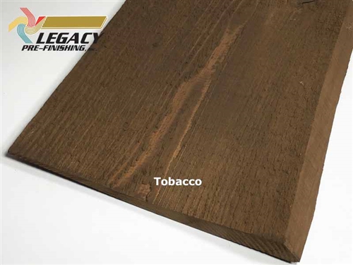 Prefinished Haida Wavy Edge Cedar Siding - Tobacco Stain