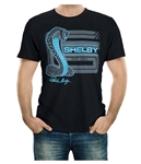 CS Super Snake Black T-Shirt with Vibrant Blue
