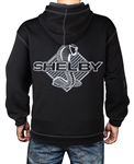 Carbon Print Shelby Snake Black Pullover Hoody