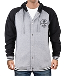 Shelby Grey and Black Hooded Jacket