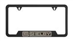 Black Powder Coated Shelby License Plate Frame