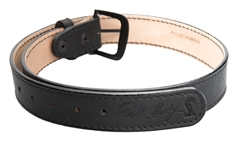 Carroll Shelby Black Leather Belt