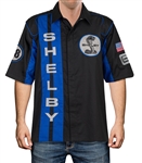 Shelby Snake Black Pit Shirt with Blue Stripes
