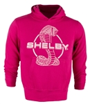 Girls Shelby Snake Pink Pullover Hoody
