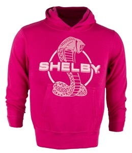 Girls Shelby Snake Pink Pullover Hoody
