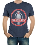 Shelby Cobra Medallion Heather Navy T-Shirt