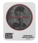 Shelby Snake Red Outline Mini Removable Sticker
