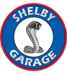 Shelby Garage Disc Metal Sign