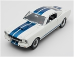 1:18 1965 White Shelby Mustang GT350R Diecast w/ CS signature