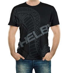 Enlarged Super Snake Black T-Shirt
