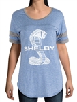 Womens Shelby Blue Football T-Shirt