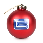 2015 Foundation Holiday Ornament - Matte Red