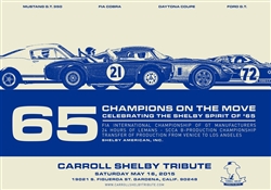 Carroll Shelby 2015 Tribute Poster