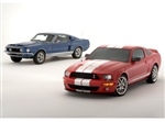 Then (1968) and Now (2007) Shelby GT500 Canvas Art