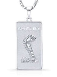 Men's Shelby Snake Dog Tag Necklace