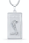 Men's Shelby Snake Double Wall Dog Tag Necklace