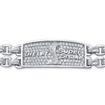 Limited Edition: Diamond & White Gold Men's Bracelet