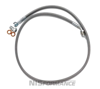 Stainless Steel Clutch Hose (one piece design) - Clear cover