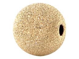 14kt Gold Filled Frosted Round Bead - 6mm - 1.5mm Hole Size