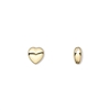 14kt Gold Filled Heart Bead - 6.5mm x 6mm - Horizontal 1mm Hole Size