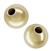 14kt Gold Filled Smooth Seamless Round Bead - 4mm, 1.0mm hole