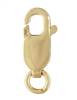 14kt Gold Filled Plain Lobster Clasp with Jumpring - 14mm