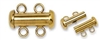 14kt Gold Filled Multi-Strand Tube Clasp - 2 Strand