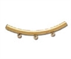 14kt Gold Filled Curved Tube with Loops - 3mm x 38mm - 3 Loop