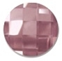 14mm Flatback Round Chessboard Antique Pink