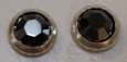 20ss Flatback Rimset Rhinestone HOTFIX Silver/Jet Hematite