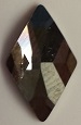 10 x 6mm Flatback Rhombus Crystal Satin