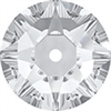 Swarovski 5mm Lochrosen/Crystal Sequin Crystal AB