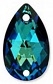 Swarovski 18 x 10.5mm Sew On Pear Bermuda Blue