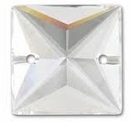 Swarovski 16mm Square Sew On Crystal