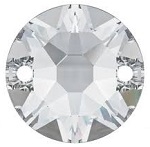 Swarovski 10mm 2 Hole Rhinestone/XIRUIS Sew On Crystal