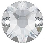 Swarovski 12mm 2 Hole Rhinestone/XIRUIS Sew On Crystal