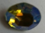 10 x 8mm Pointed Back Oval- LIGHT OLIVINE AB