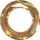 14mm Round Cosmic Ring Crystal Copper CAL