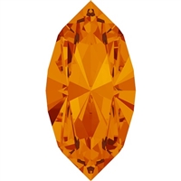 Swarovski #4228, 6 x 3mm Pointed Back Navette- Topaz