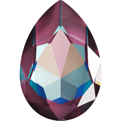 #4327 Swarovski Large Pear Fancy Stone- 30 X 22mm - Burgundy DeLite