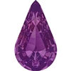 Swarovski Pointed Back Pear - 13 x 7.8mm  - Amethyst