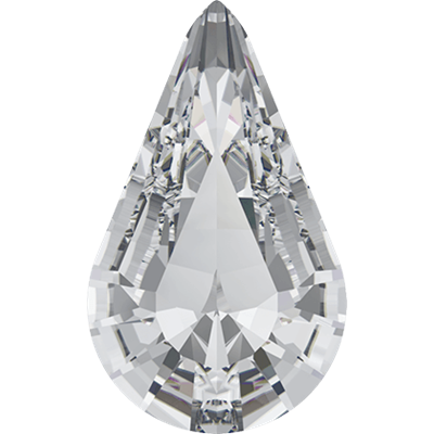 Swarovski Pointed Back Pear - 13 x 7.8mm  - Crystal