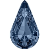 Swarovski Pointed Back Pear - 13 x 7.8mm  - Montana