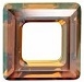 14mm Square Cosmic Ring Crystal Copper CAL