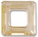 30mm Square Cosmic Ring Golden Shadow