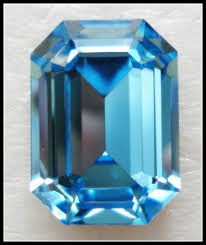 #4600 Swarovski Cushion Octagon Fancy Stone- 10 X 8mm - Aquamarine- Discontinued