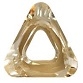 30mm Triangle Cosmic Ring Golden Shadow